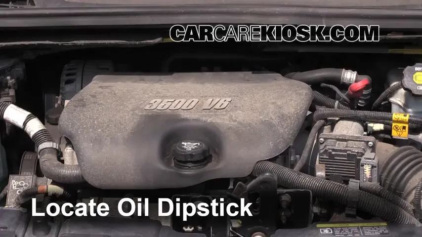 2005 Buick Terraza CX 3.5L V6 Oil Check Oil Level
